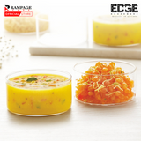 Edge Glass Kattori Bowl Set of 6 – Elegant, Durable Glass Bowls Perfect for Serving Desserts, Snacks, and Condiments – Ideal for Dining, Entertaining, and Everyday Use"