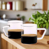 EDGE (SET OF 6) BOROSIL VISION ESPRESSO MUG 120 ml Classic design, Glassware Drinkingware, duarable, easy to clean.