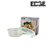 MICROWAVE SAFE Leak Proof Round Glass Food Storage  Containers Set with Cover