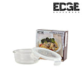 MICROWAVE SAFE Leak Proof Round Glass Food Storage  Containers Set with Cover