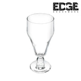 Houseware Clear Drinking Glass Stemware for Beverages, Cocktails Set of 6 Pieces,  LEAD FREE