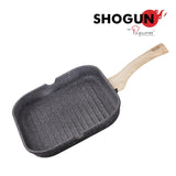 Shogun Granite Cookware Plus 28 x 28cm Nonstick Grill Pan with Induction(IH)