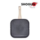 Shogun Granite Cookware Plus 28 x 28cm Nonstick Grill Pan with Induction(IH)
