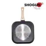 Shogun Granite Cookware Plus 28 x 28cm Nonstick Grill Pan with Induction(IH)