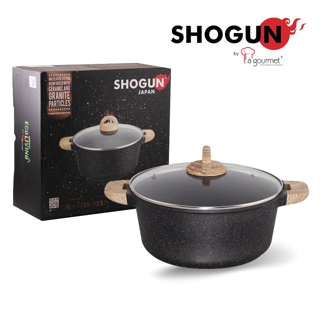 La Gourmet Shogun Granite Plus 28cm Non Stick Casserole (Induction), La  Gourmet