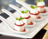 Ceramic Soup Spoons set of 6 Tasting Spoon