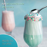 Set of 8 -  7.5 Inches Long Handle Spoon Stainless Steel Cocktail Stirring Spoons