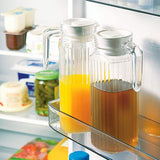 1pc of Glass Pitcher With Lid 1000ml/34oz