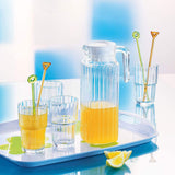 1pc of Glass Pitcher With Lid 1000ml/34oz