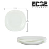 BESTWAY OPAL DINNERWARE set of 24,  Flat Plates, Soup Plates,Bowls r - White