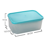 Meal Preparation Plastic Food Container set of 4 Rectangle