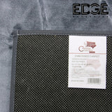 Midnight Fluffy Rug Carpet Contemporary Living & Bedroom Soft Embossed Carpet Rug (Blue Grey)