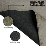 IVORY Fluffy Rug Carpet Contemporary Living & Bedroom Soft Rabbit Fur Rug (beige)