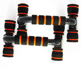 Set of 2 Push up Handle Bars Workout Stands Equipment with Cushioned Foam Grip and Non-Slip Sturdy Structure for Home Gym Fitness