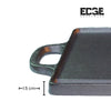 Edge Reversible Grill Griddle 2-in-1 Cast Iron Rectangular Grill, 42cm X 20cm Cooking Surface