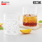 Edge Whiskey Borosil Glassware Set – Set of 6 Large Glasses, Expertly Crafted for Enhanced Aromas and Full-Flavored Enjoyment of Fine Spirits