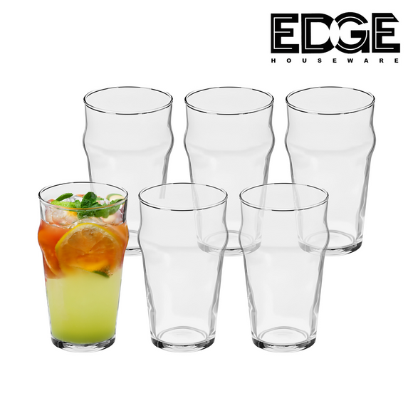 Nonic Glass 485ml Capacity, Set of 6 Pieces