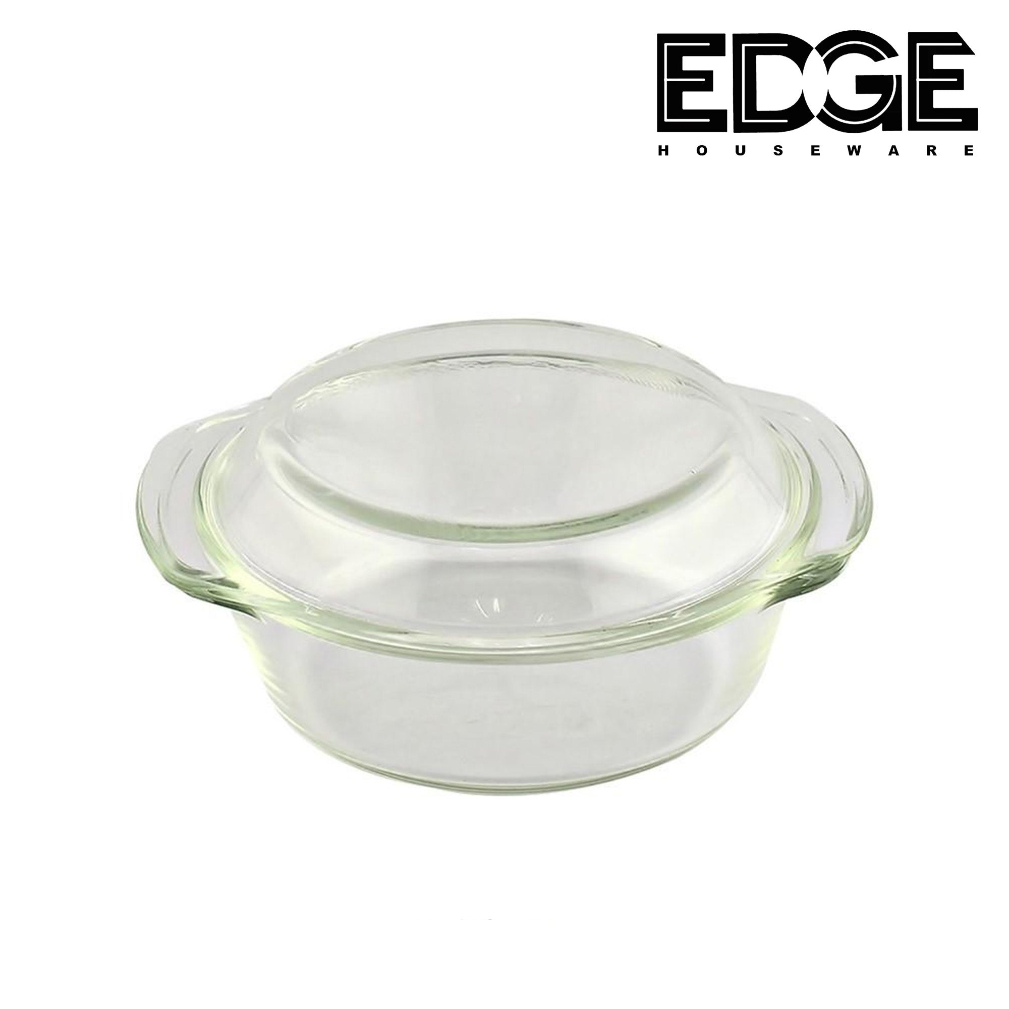 GLASS ROUND CASSEROLE BAKING DISH MICROWAVE SAFE with Cover Glass Food Storage Containers Set