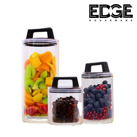 Glass Jar/Canister With Air Tight Lid Sealed Food Storage 100% BPA - FREE