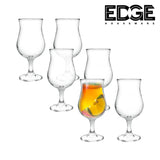 Houseware Poco Grande Glass, 385ml Stemware Clear Drinking Glass Set of 6 Piece, LEAD - FREE