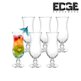 Houseware Hurricane Cup Clear Drinking Glassware, For Beverages, 450ml Capacity Set of 6 Pieces