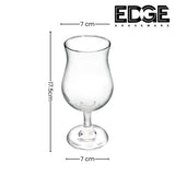 Houseware Poco Grande Glass, 385ml Stemware Clear Drinking Glass Set of 6 Piece, LEAD - FREE