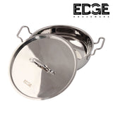 Triply Stainless Steel Wok Extra Deep with Stainless steel LID (Induction Friendly)2 6CM-30CM