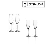 170ML AND 230ML LEAD-FREE CRYSTAL STEMWARE WITH LASER CUTTING FLUTE HIGHGLASS