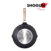 Shogun Granite Cookware Plus 28 x 8.5cm Nonstick Stirfry Pan with Glass Lid with Induction (IH)
