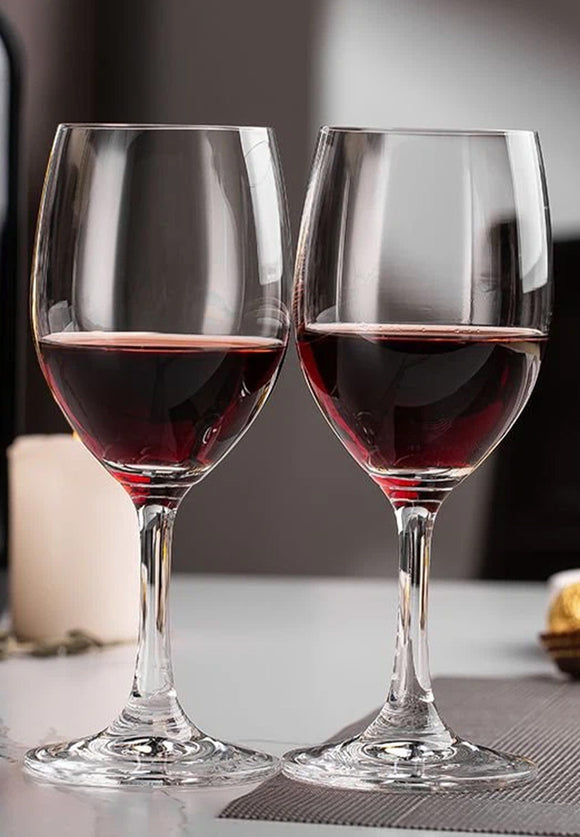 LEAD-FREE CRYSTAL STEMWARE WITH LASER CUTTING RED WINE, HIGHCLASS DESIGN