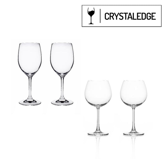 LEAD-FREE CRYSTAL STEMWARE WITH LASER CUTTING RED WINE, HIGHCLASS DESIGN