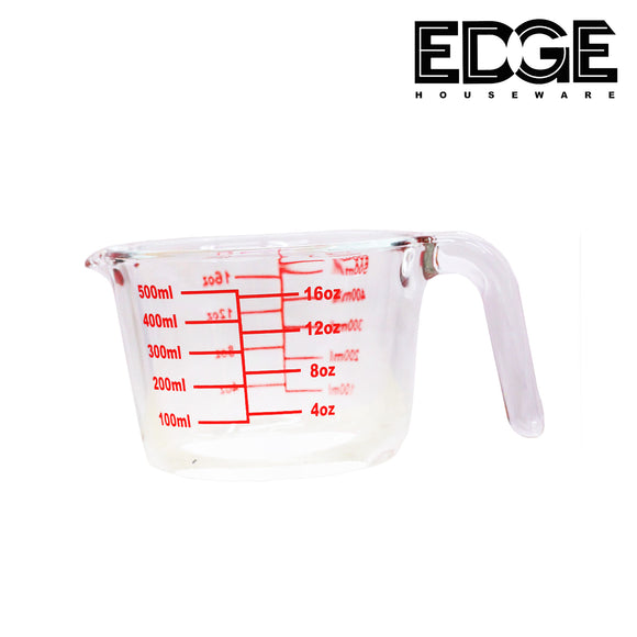Borosilicate Glass Wet and Dry Measuring Cup with Oversized Measurements Tools