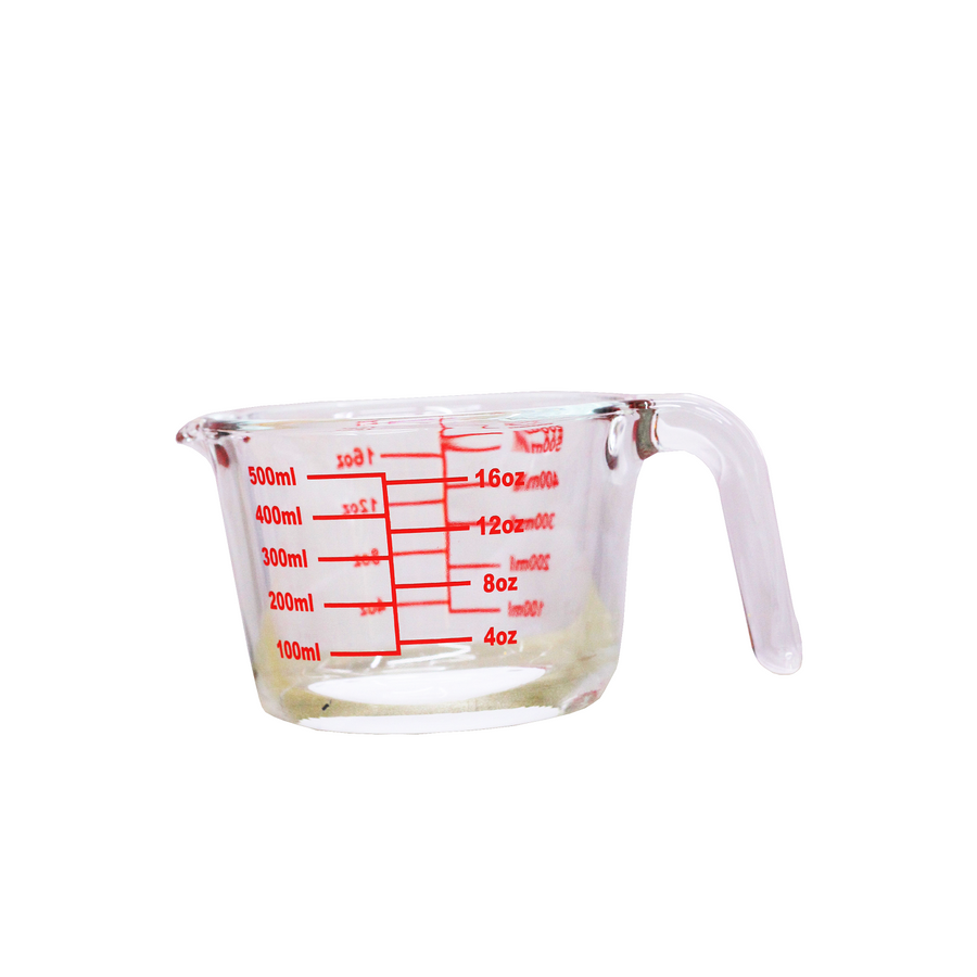 Borosilicate Glass Wet and Dry Measuring Cup Precision with Oversized Measurements Tools for Bakeware, Kitchen Scales