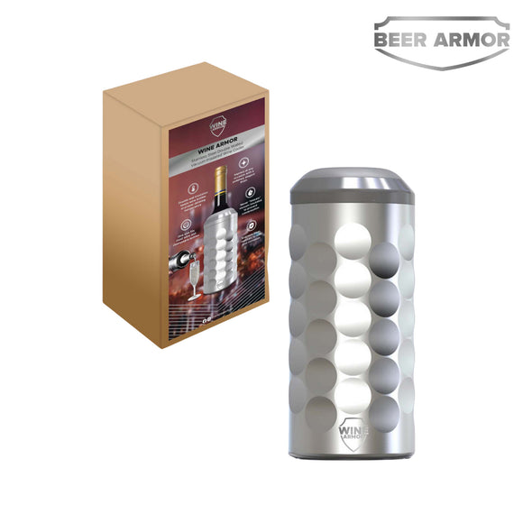 Wine Armor Premium Iceless Wine Cooler Keeps Wine Cold up to 6 Hours