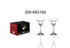 CRYSTALEDGE LEAD-FREE CRYSTAL STEMWARE WITH LASER CUTTING HIGHCLASS DESIGN FOR MARGARITA