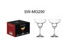 CRYSTALEDGE LEAD-FREE CRYSTAL STEMWARE WITH LASER CUTTING HIGHCLASS DESIGN FOR MARGARITA