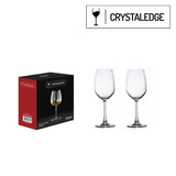 350ML LEAD-FREE CRYSTAL STEMWARE WITH LASER CUTTING WHITE WINE