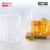 Edge Whiskey Borosil Glassware Set – Set of 6 Large Glasses, Expertly Crafted for Enhanced Aromas and Full-Flavored Enjoyment of Fine Spirits