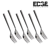 Heavy Duty Stainless Steel Tea Fork, Serving Cutlery, Mirror Polish, Set of 6 Pieces