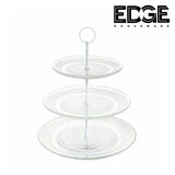 3-Tiered Glass Serving Stand Beautiful, Elegant Dishware Serve