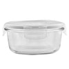 MICROWAVE SAFE Leak Proof Round Glass Food Storage  Containers Set with Cover