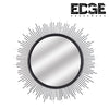 Edge 39.5cm x 39.5cm Collection Edge Mirror, Classic Metal Decorative Champagne Wall Edge Mirror Sun Mirror Hanging Wall Mirror