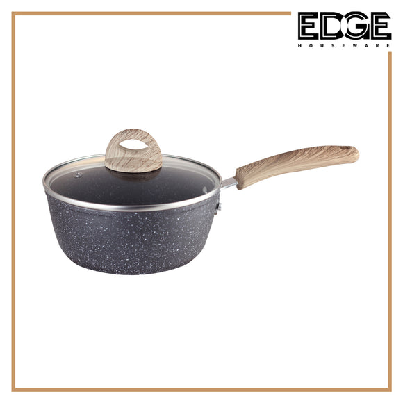 Multipurpose Nonstick pot Saucepan Stone Coating With Glass Lid, Soup Pan Stock Pot Pasta Pot Milk Pan with Bakelite Handle