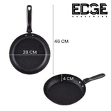 Ultra Non-Stick Medical Stone Frying Pan With Glass LID