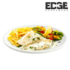 Edge Oval Curved plate Ceramic Pasta Dessert Salad Bowls