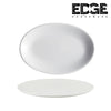 Edge Oval Curved plate Ceramic Pasta Dessert Salad Bowls