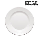 set of 6 White Ceramics  Dinner Plates, Round Dessert or Salad Plate, Serving Dishes (10.5-inch)
