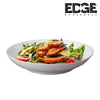 Edge Large Pasta Bowls, Ceramic Deep Plate Pasta Bowls Set of 6