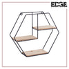 Edge DIY Shelf 41x37cm Geometric Hexagon Floating Organizer
