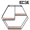 Edge DIY Shelf 41x37cm Geometric Hexagon Floating Organizer